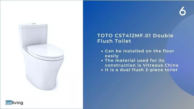 top rated dual flush toilet