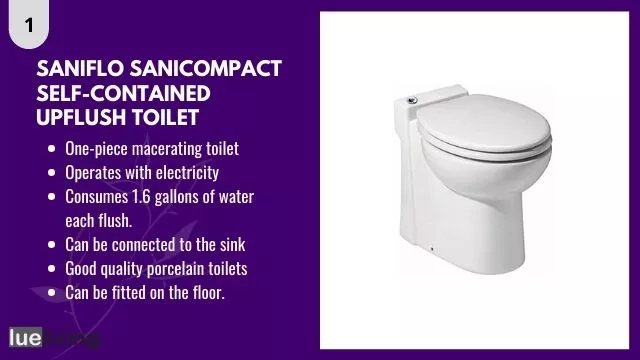 toilet with macerator