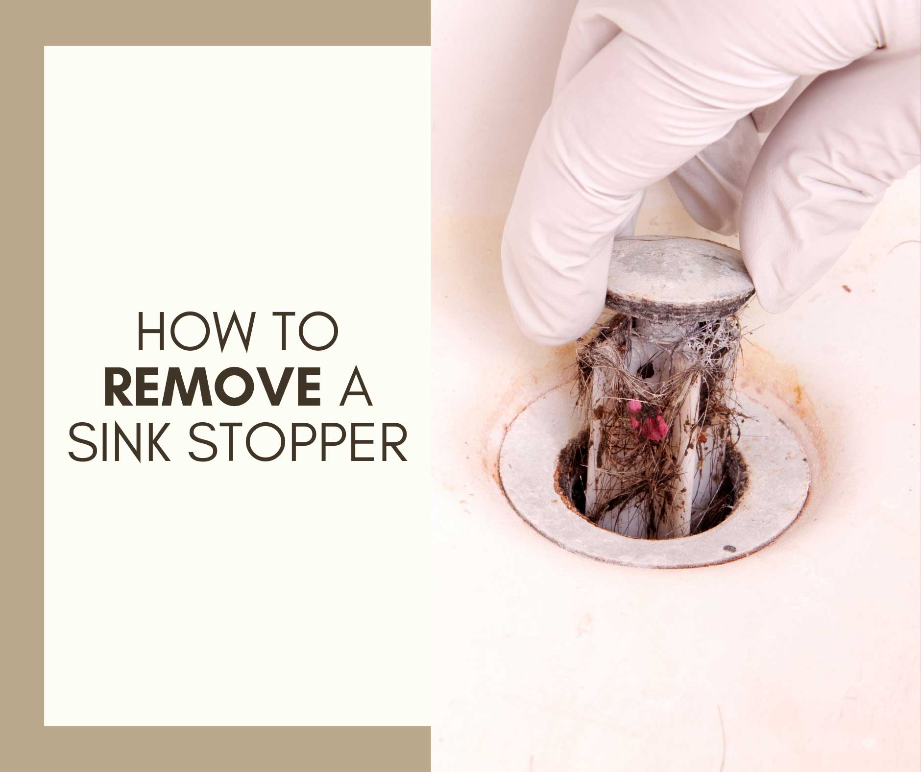 How To Take Out A Bathroom Sink Stopper