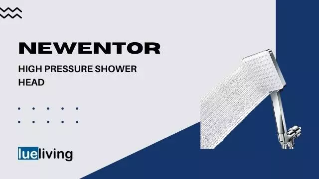 NEWENTOR HIGH PRESSURE SHOWER HEAD WITH HANDHELD- 6 SETTING SHOWERHEADS AND HAND HELD SHOWERS