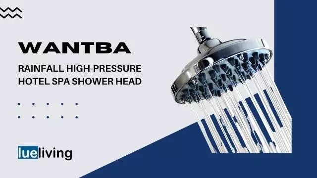 WANTBA RAINFALL HIGH-PRESSURE HOTEL SPA SHOWER HEAD 