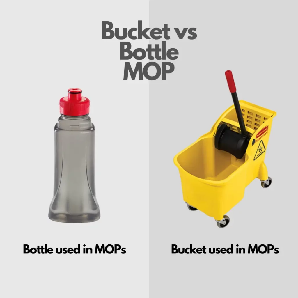 bucket vs bottle mop
